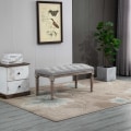 Pikkukuva 2 / 8: Rootz-pehmustettu sohva - Vuodesohva - Classic/Vintage - Harmaa - 81 x 41 x 41 cm