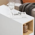 Miniatyrbillede 7 af 8: Rootz Sofa Side Bord - End Table - Bedside Cabinet - MDF & Pine - 3 skuffer & rum - 24x60x60cm