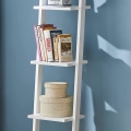 Miniatyrbillede 7 af 8: Rootz Modern 4 Etagers Stigehylde- Væghylde -Standhylde- Bogreol Opbevaring Displayhylde