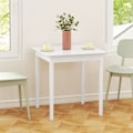 Miniatyrbillede 9 af 10: Rootz Køkkenbord - Spisebord - Firkantet bord - Moderne Design - Massivt fyrretræ - 75cm x 75cm x 76cm - Hvid