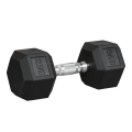 Pikkukuva 1 / 11: Rootz 12.5KG Single Rubber Hex käsipaino - Kuusikulmaiset käsipainot - Pyörretetty kahva - Urheilu kuusiokolopainosetit - Painonnostoharjoitus - Koti