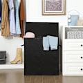 Pikkukuva 7 / 8: Rootz Black Laundry Basket - Pyykkikorit kannella - Taitettava - 69,25 x 39,4 x 5,6 cm