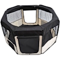 Miniatyrbillede 1 af 7: Rootz Puppy Run Outdoor Shelter - Sort, Hvid - Stof, Stål - 20,08 cm x 25,59 cm x 2,76 cm