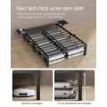 Miniatyrbillede 4 af 6: Rootz Classic Black Metal Sengeramme - Pulverlakeret sengeplads - Robust støtte - Nem montering - 190 cm x 140 cm x 41,3 cm