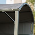 Miniatyrbillede 7 af 9: Rootz Grill Pavilion BBQ - Sort, Grå - Metal, Polyester - 85,82 cm x 54,33 cm x 85,04 cm