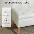 Pikkukuva 6 / 11: Rootzin verhoiltu penkki säilytystilassa - samettimainen kansi - makuuhuoneen penkki - mukavat istuimet - 80 x 35 x 40 cm