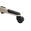 Miniatyrbillede 11 af 11: Rootz drejestol - sort - læder, nylon, metal - 22,83 cm x 27,55 cm x 48,81 cm