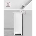 Miniatyrbillede 5 af 7: Rootz Sideskab - Kommode - Opbevaringsorganisator - Funktionelt design - Robust udførelse - Pladsbesparende - 30 cm x 82 cm x 30 cm - Hvid - MDF-plade