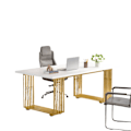 Miniatyrbillede 1 af 7: Rootz Elegant Kontorbord - Executive Bord - Studiebord - Rummeligt og robust - 180 cm Bredde x 79 cm Dybde x 78 cm Højde