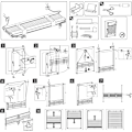 Miniatyrbillede 8 af 9: Rootz plisségardin - Polyester vinduesskærm - Intet boregardin - Solafskærmning - 45cm til 120cm Bredde - Aluminiumsprofil - Klemmfix Montering