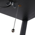 Miniatyrbillede 4 af 5: Rootz gulvlampe - sort - konstrueret træ, stof - 10,23 cm x 10,23 cm x 14,17 cm