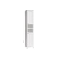 Miniatyrbillede 1 af 7: Rootz Badeværelsesskab - Opbevaringsorganisator - Højskab - MDF - Cloud White - 30cm x 30cm x 170cm - Justerbare hylder - Anti-Tip - 60 kg Kapacitet