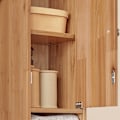 Miniatyrbillede 5 af 7: Rootz Cedar Badeværelsets kabinet - Tall Storage Unit - Rumbesparende arrangør - Miljøvenlig Cedar - 20x180x20cm