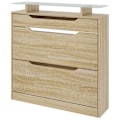 Miniatyrbillede 1 af 7: Rootz Shoe Cabinet - Storage Unit - Entryway Organizer - Justerbar design - 89L x 23W x 96H cm