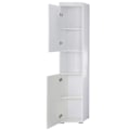 Miniatyrbillede 2 af 11: Rootz Badeværelsesskab - Højskab med åbent rum - Højglans - 37 x 190 x 31 cm White High gloss