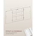 Miniatyrbild 7 av 7: Rootz Dove Grey Badrumsskåp - Förvaringsorganisator - MDF-möbler - 18cm x 60cm x 60cm - Lättvikt - Enkel montering