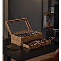 Miniatyrbild 2 av 8: Rootz Watch Box - Organizer - Förvaringsväska - Massivt valnötsträ - 30cm x 20cm x 8cm