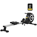 Miniatyrbillede 10 af 10: Rootz foldbar romaskine - Magnetisk modstand - Hjemmetræningsudstyr - LCD-skærm - Justerbart sæde - 185 cm x 58 cm x 57 cm