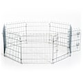 Miniatyrbillede 1 af 7: Rootz Outdoor Puppy Run Box - Zilver - Metaal - cm x 24,8 cm x 29,92 cm