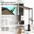 Miniatyrbild 6 av 9: Rootz Grill Tält Gazebo - Pavilion Shelter - väderbeständigt tak - Skyddsdesign - 277 x 149 x 230 cm