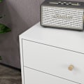 Miniatyrbillede 4 af 6: Rootz Scandinavian Chest of skuffer - Opbevaringsskab - Skuffe Unit - Robust MDF & Pine - 60L X 40B x 68H CM
