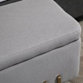Pikkukuva 3 / 6: Rootz Storage Chest - Upholstered Bench - Storage Chest Bench - Storage Space - Light Grey