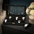 Pikkukuva 6 / 6: Rootz Watch Box - Tyylikäs kellolaatikko 12 kellolle - Kellon säilytysrasia - Ylellinen kellokotelo - Matkakellokotelo - Monipaikkainen kellolaatikko