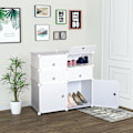 Miniatyrbillede 2 af 6: Rootz skabsgarderobe - hvid - stål, plast - 29,52 cm x 14,56 cm x 28,74 cm