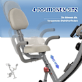Pikkukuva 5 / 9: Rootz-kuntopyörä - Pyöräilypyörä - Sisäpyörä - LCD-näyttö - Säädettävä vastus - Tukeva teräsrunko - 97L x 51W x 115K cm