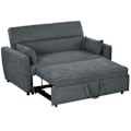 Miniatyrbillede 1 af 10: Rootz 2-i-1 sovesofa - Sofa - Gæsteseng - Ergonomisk design - 3 justerbart ryglæn - Højkvalitets polstring - 155 cm x 90 cm x 88,5 cm