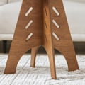 Miniatyrbillede 8 af 8: Rootz træsidebord - Sofabord - Tandledsbord - Nem montering - Holdbar - Miljøvenlig - H55cm x Ø46,5cm