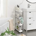 Miniatyrbillede 2 af 7: Rootz Trolley - Badeværelsesvogn - Køkkenvogn - Hvid - 40 x 12,5 x 86