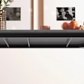 Pikkukuva 4 / 7: Rootzin ruokapöytä - Keittiön pöytä - Jatkettava - Liukumaton lattia - 6 hengelle - MDF-teräs - Tummanharmaa - 160L x 70W x 76K cm
