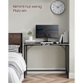 Pikkukuva 4 / 8: Rootz Black Desk - Lastulevypöytä - Teräsjalat - Suuri toimistopöytä - 50 cm x 100 cm x 75 cm - Tukevat ja tyylikkäät kodin toimistokalusteet