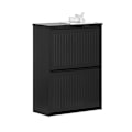 Miniatyrbild 1 av 9: Rootz Shoe Tipper Cabinet - Skoställ - Skoorganisator - Justerbara hyllor - Mångsidig förvaring - Enkel montering - 61cm x 81cm x 26cm