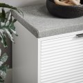 Miniatyrbillede 5 af 9: Rootz Shoe Opbevaringsbænk - Skoskab med sæde - Entryway Organizer - Pladsbesparende design - Komfortable siddepladser - Holdbar MDF-konstruktion - 10
