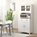 Pikkukuva 2 / 6: Rootz-vitriinikaappi - Eteisen kaappi - Keittiön kaappi - Säädettävät hyllyt - 74,5W x 40D x 172K cm