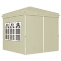 Miniatyrbild 1 av 11: Rootz Pop Up Gazebo Tent - Garden Pavilion - Foldbar Canopy - UPF50+ UV Protection - 248L X 248W X 270H CM - Grönt