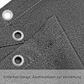 Miniatyrbillede 5 af 7: Rootz bruseforhæng - Polyester badeforhæng - Vandtæt stof - Vægtet søm - Nem installation - Modstandsdygtig over for skimmel - 180 cm x 200 cm