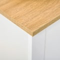 Miniatyrbillede 5 af 7: Rootz Skoskab - Skostativ - Skoopbevaring - 2 rum - 12 par sko - Spånplade - Hvid-Naturlig - 72 Cm X 26 Cm X 80 Cm