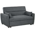 Miniatyrbillede 10 af 10: Rootz 2-i-1 sovesofa - Sofa - Gæsteseng - Ergonomisk design - 3 justerbart ryglæn - Højkvalitets polstring - 155 cm x 90 cm x 88,5 cm
