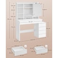 Miniatyrbild 6 av 10: Rootz Sminkbord med LED-lampor - Sminkbord - Sminkbord - Modernt - Molnvitt - 120cm x 60cm x 75cm