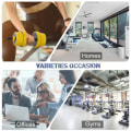 Miniatyrbild 8 av 11: Rootz Skivstång & Hantel Set - 3-i-1 Hantel Set - Plate Bar - Clamp Rod - Hem - Gym - Gul/Svart