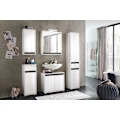 Miniatyrbild 4 av 9: Rootz Bathroom Wall Cabinet - Washroom Storage Unit - Modern Bath Cupboard - White High-Gloss Finish - 35 x 73 x 23 cm