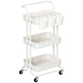 Miniatyrbild 1 av 6: Rootz Trolley - Förvaringsvagn - Rolling Organizer - Mångsidig förvaring - Anpassningsbara fack - Lätt rörlighet - 42cm x 38cm x 86,5cm - Stål & ABS