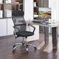 Miniatyrbild 2 av 11: Rootz Office Chair - Gaming Chair - Desk Chair - Swivel Chair With Rocker Function - Height Adjustable - Foam - Black