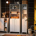 Miniatyrbillede 2 af 9: Rootz Tall Badeværelse Skab - Opbevaringsskab - MDF -skab - Rumbesparende design - 60x171x37cm