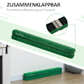 Miniatyrbillede 5 af 10: Rootz Foldegymnastik Balancebjælke - Træningsbjælke - Ruskindsbetræk - Skridsikre fødder - Hængsler i rustfrit stål - Fyrretræ - 210 cm x 10 cm x 6,5