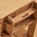 Miniatyrbillede 8 af 11: Rootz spisestuestol i træ - Køkkenstol - Kontorstol - Nem montering - Ridsefast - Miljøvenlig - 44,5 cm x 86 cm x 61 cm - Brun
