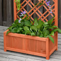 Miniatyrbillede 4 af 7: Rootz Plantekasse - Højbed - Blomsterstativ - Grantræ - Gul - 60 x 30 x 122,5 cm